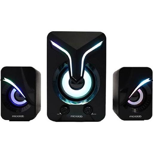 MICROLAB U270 Phenix черный {5 Вт + 3 Вт x2, Гармонические искажения: < 0,5% (1 Вт 1 кГц), Частотная характеристика: 20 Гц - 20 кГц, Чувствительность: 1000 мВ, Соотношение сигнал/шум: > 85 дБ, Раздел} фото 1