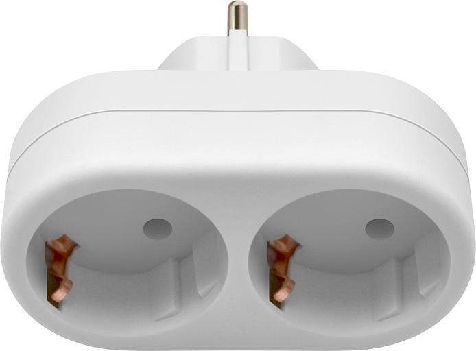 Defender Тройник TA-03 2 розетки, заземление [99107] фото 2