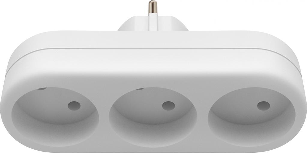 Defender Тройник TA-04 3 розетки, заземление [99108] фото 2