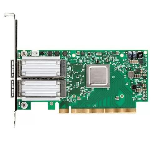 Сетевые карты NVIDIA MCX556A-ECAT ConnectX-5 VPI Adapter Card EDR InfiniBand and 100GbE Dual-Port QSFP28 PCIe 3.0 x16 Tall Bracket ROHS R6 (MCX556A-ECAT) фото 1