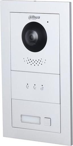 DAHUA DHI-VTO4202F-P-S2 Основной модуль вызывной панели с камерой 2 МП, поддержка ночного видения, микрофон, врезной и накладной монтаж, IK07, IP65, питание DC 12В/PoE фото 1