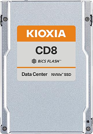 Ssd накопитель KIOXIA Enterprise SSD 7680GB U.3 15mm (2,5" SFF) CD8-R, NVMe 1.4/PCIe 4.0 1x4, R7100/W6000MB/s, IOPS(R4K) 1150K/200K, MTTF 2,5M, 1DWPD/5Y (Read Intensive), 112-layer 3D-TLC (BiCS Flash™) (KCD81RUG7T68) фото 1