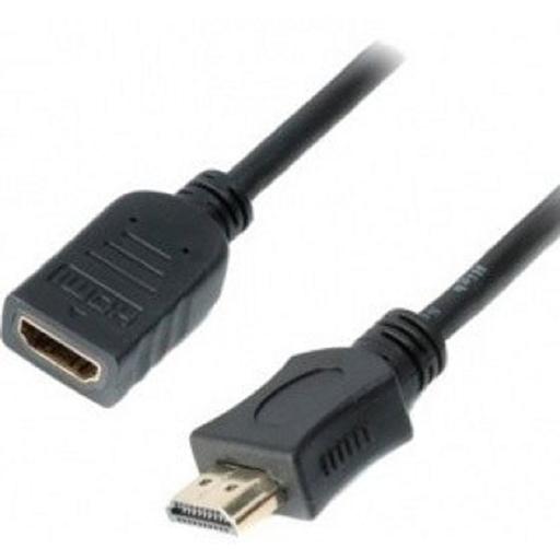 Удлинитель кабеля HDMI Cablexpert CC-HDMI4X-0.5M, 0.5 м, v2.0, 19M/19F, черный, экран фото 1