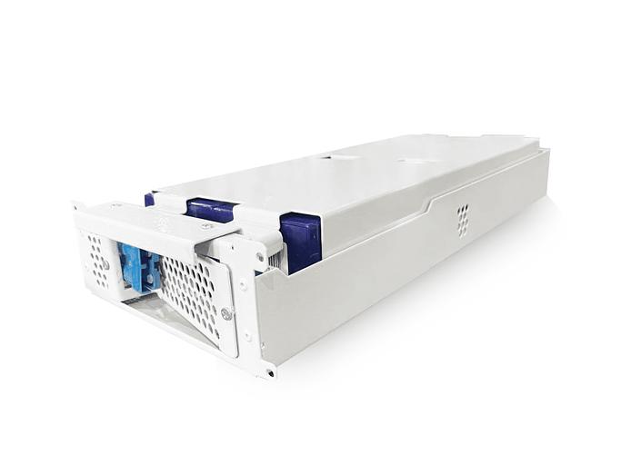 Сменный батарейный картридж DELTA RBM43, совместимый с ИБП АРС SMT2200RMI2U, SMT3000RMI2U, SUA2200RMI2U, SUA3000RMI2U, SUM1500RMXLI2U, SUM3000RMXLI2U, SUM48RMXLBP2U, ДxШxВ 528х211х76мм., вес 17.8кг., срок службы до 8 лет. Delta RBM43 фото 2