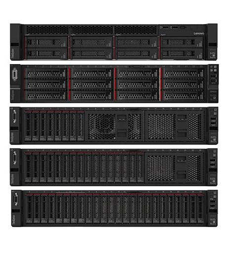 Cсервер Lenovo ThinkSystem SR655 Rack 2U,1xEPYC 7702P 64C (2.0GHz/200W),2x25GbE SFP28,1x1100W,2x2.8m p/c,XCP PE w/3Yr SW (7Z01S60900-PL) фото 1