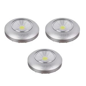 ЭРА Б0031043 Фонарь-подсветка SB-504 Аврора серебристый (упак. 3 шт) {СОВ диод, самоклеющаяся поверхность, 3хААА в комплект не входят} фото 2