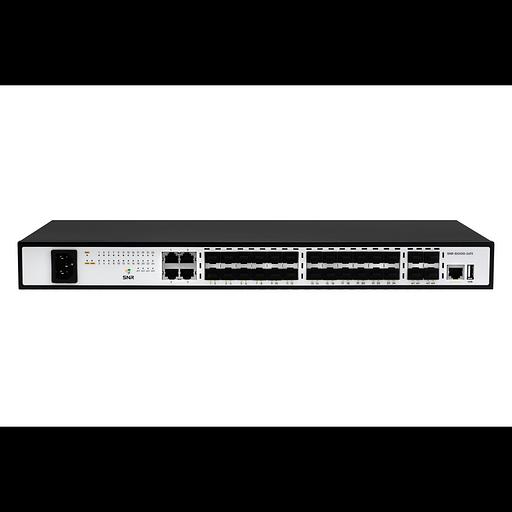SNR SNR-S5210G-24FX Управляемый коммутатор уровня 2+, 20 портов 100/1000Base-X SFP, 4 Combo порта GE, 4 порта 1/10G SFP+ фото 2