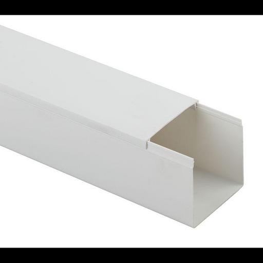 ЭРА Б0031139 Кабель-канал KK-W-60-60 60x60 белый, длина 2 м фото 1