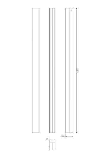 Эра Б0049815 Светильник линейный светодиодный SML-10-WB-40K-W48 48 Вт 4000K 4320Лм 70х1180х55 белый подвесной фото 6