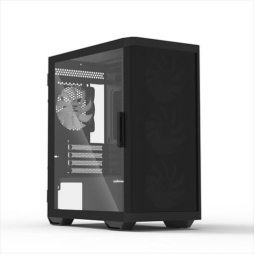 Корпус ZALMAN M4, MATX, BLACK, WINDOW, 1xCombo (3.5'' or 2.5''), 1x3.5", 2x2.5", 1xUSB2.0, 2xUSB3.0, FRONT 3x120mm ARGB, REAR 1x120mm ARGB (M4 Black) фото 8