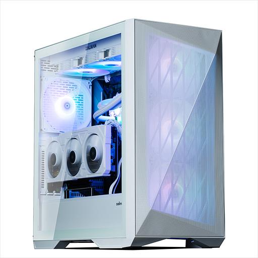 Корпус ZALMAN Z9 Iceberg MS, EATX, WHITE, WINDOW, 4x3.5", 5x2.5", 2xUSB2.0, 2xUSB3.0, 1xUSB 3.1 Gen2 Type-C, FRONT 3x140mm ARGB, REAR 1x140mm ARGB (Z9 Iceberg MS White) фото 3
