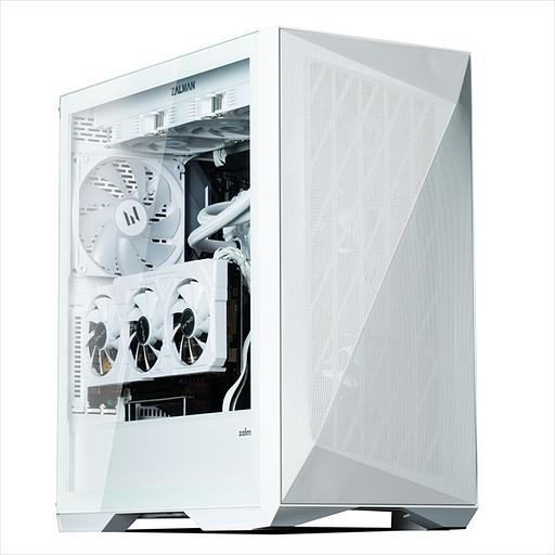 Корпус ZALMAN Z9 Iceberg MS, EATX, WHITE, WINDOW, 4x3.5", 5x2.5", 2xUSB2.0, 2xUSB3.0, 1xUSB 3.1 Gen2 Type-C, FRONT 3x140mm ARGB, REAR 1x140mm ARGB (Z9 Iceberg MS White) фото 4