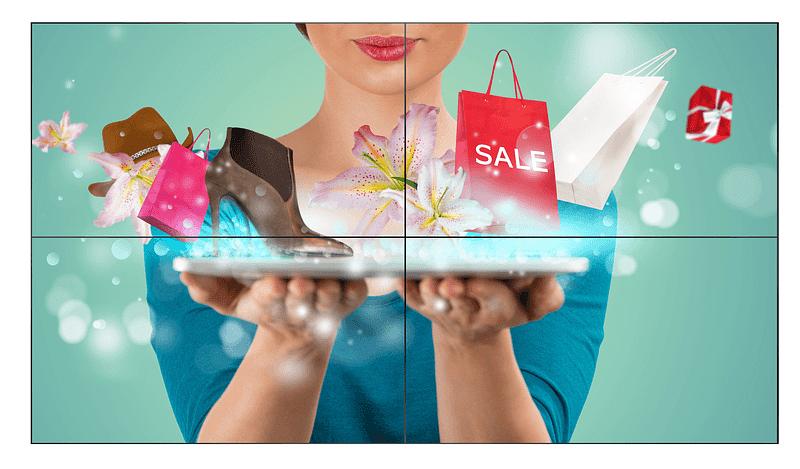 Информационный дисплей 55" 16:9 1920х1080(FHD) IPS, 60 Hz, 500cd/m2, H178°/V178°, 1200:1, 500K:1, 1.07B, 8ms, VGA, DVI, 2xHDMI, DP, RJ-45, USB Type A, Speakers, OPS Slot, 24/7, 3Y, Black фото 2