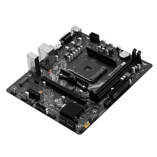 Материнская плата Maxsun Challenger A520M-K AM4, A520, 2xDDR4, 1xPCI-E 16X1xPCI-E 1X2xM.2, Front2xUSB3.0, 2xUSB2.0, Rear4xUSB2.0, 2xUSB3.0, 3xSATA 3.0, 1GLan, HDMI+DP, mATX, RTL фото 4