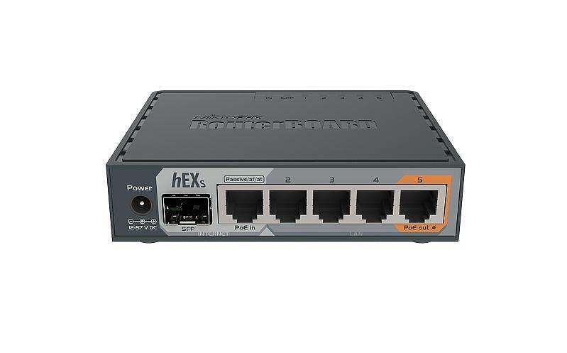 Маршрутизатор 10/100/1000M 5PORT HEX S RB760IGS MIKROTIK фото 1