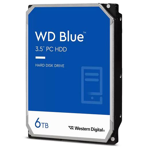 Жесткий диск SATA 6TB 6GB/S 256MB BLUE WD60EZAX WDC фото 1