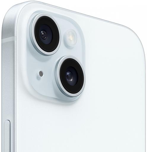 Apple iPhone 15 A3090 256Gb lt.blue 3G 4G 1Sim 6.1" iOS 17 802.11 a/b/g/n/ac/ax NFC GPS MTP93HN/A ИНДИЯ фото 3