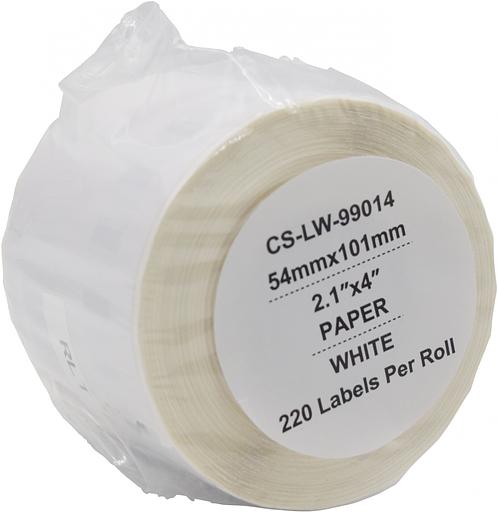 Этикетки Cactus CS-LW-99014 сег.:101x54мм черный белый 220шт/рул Dymo Label Writer 450/4XL фото 2