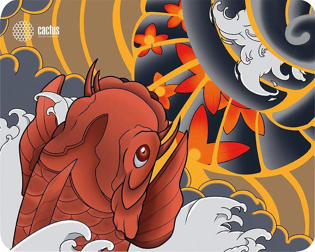 Коврик для мыши Cactus CS-MP-PRO04XL Fish 400x300x3мм фото 2