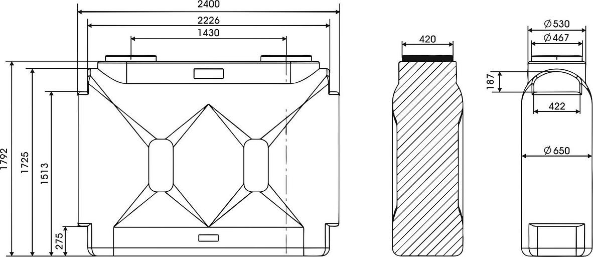 Ёмкость Танк 2000 л фото 2