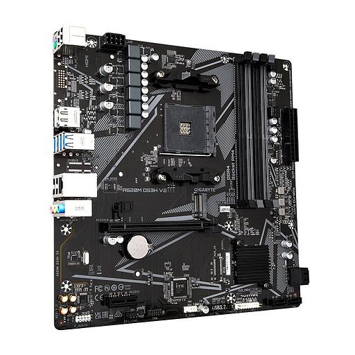 Материнская плата GIGABYTE A520M DS3H V2, SocketAM4, AMD A520, mATX, Ret фото 4
