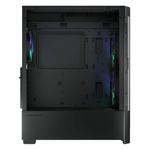 Корпус Cougar Airface RGB Black, 2х140mm + 1x120mm ARGB Fan, ARGB Fan Hub, без БП, черный, ATX фото 4