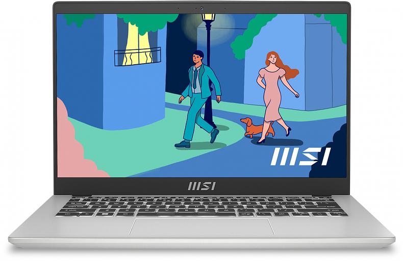 MSI Modern 14 C12MO-690RU [9S7-14J111-690] Silver 14" {FHD i3 1215U/8Gb/SSD256Gb/UHD/Win11 Pro} фото 1