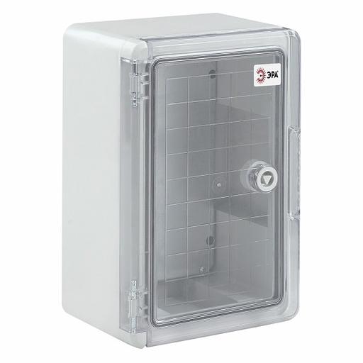 Эра Б0052352 Щит пластиковый ЩМП-П box302013_t 300х200х130мм прозрачная дверь УХЛ1 IP65 IK10 фото 1