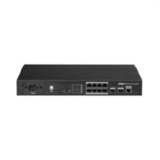 DAHUA PFS4210-8GT-150 10-портовый гигабитный управляемый коммутатор с PoE, уровень L2, 8xRJ45 1Gb; 2xSFP 1Gb фото 1