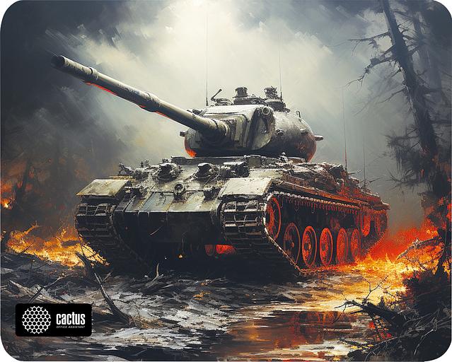 Коврик для мыши Cactus CS-MP-D04S Tank 250x200x3мм фото 2