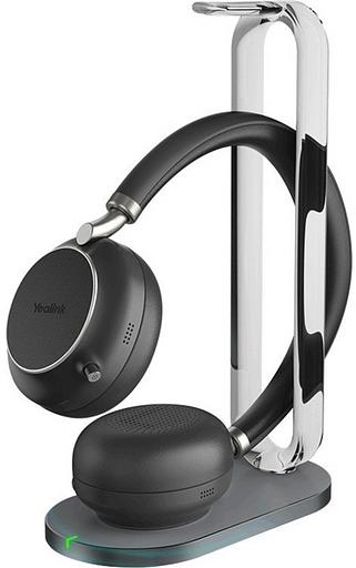 Гарнитура беспроводная Yealink BH76 with Charging Stand UC Black USB-A фото 5