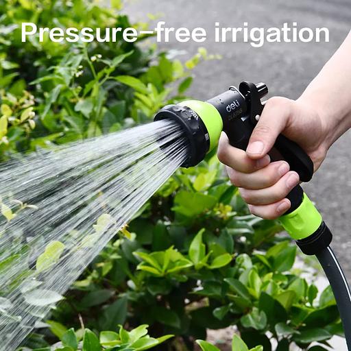 Пистолет-распылитель поливочный Deli DL8758 7 режимов распыления, диаметр шланга 3/4", пластиковый корпус фото 3