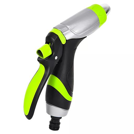 Пистолет-распылитель поливочный Deli DL8763 3 режима распыления, диаметр шланга 3/4", прорезиненная рукоять, корпус из цинкового сплава фото 2