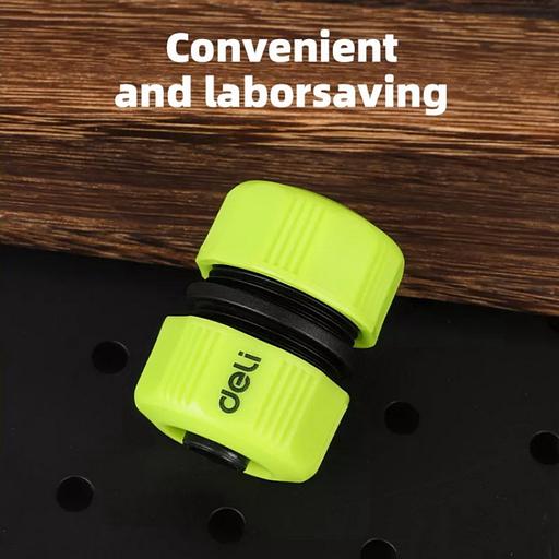 Муфта-соединитель для поливочных шлангов 1/2'' Deli DL8794 ударопрочный пластик фото 4