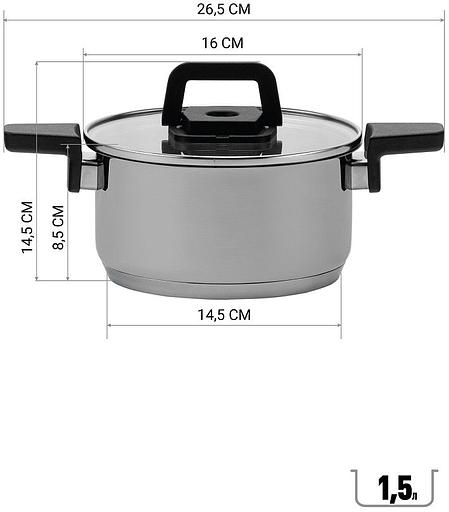 Набор посуды Polaris Fold&Keep 6S 6 предметов (018551) фото 9
