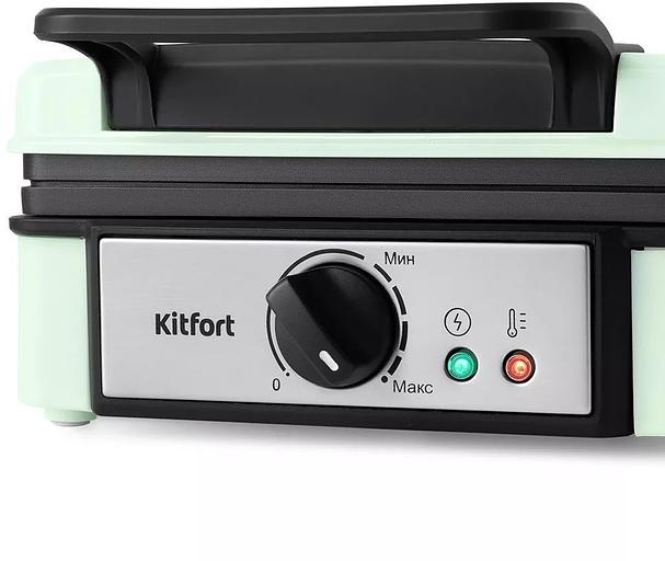 Вафельница Kitfort КТ-1693 1200Вт мятный фото 2
