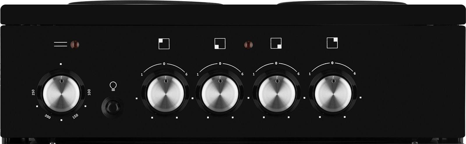 Плита Электрическая Weissgauff WES E2V00 BS черный эмаль (без крышки) фото 7