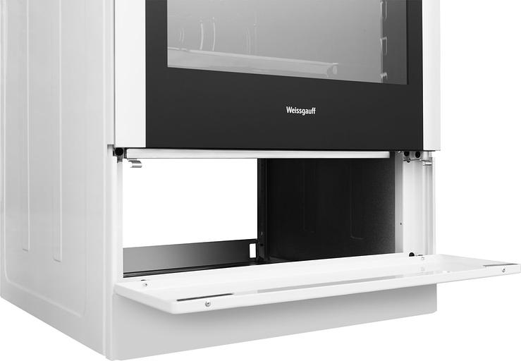 Плита Электрическая Weissgauff WES E2V05 W белый стеклокерамика (без крышки) фото 8