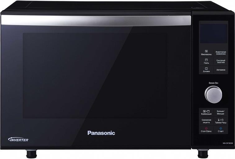 Микроволновая Печь Panasonic NN-DF383BZPE 23л. 1070Вт черный/голубой фото 1