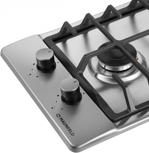 Газовая варочная поверхность Maunfeld EGHS.32.6CS/G нержавеющая сталь фото 5