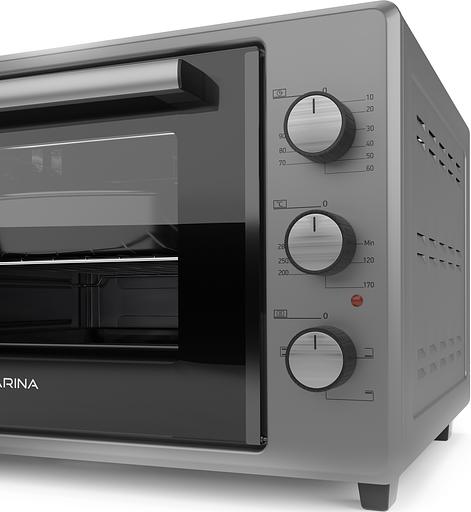 Мини-печь Darina UB NDE 37 701 Gr 37л. 1400Вт серый фото 5