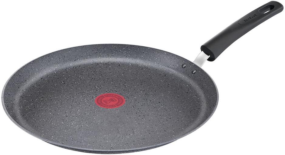 Сковорода блинная Tefal Natural Force G2663872 круглая 25см покрытие: Mineralia+ non-stick ручка несъемная (без крышки) серый (2100118459) фото 1