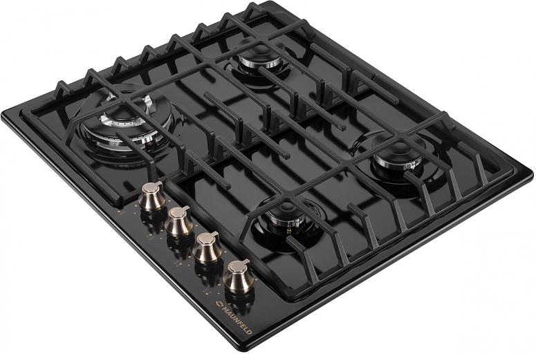 Газовая варочная поверхность Maunfeld EGHE.64.63CB.R/G черный фото 4