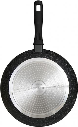 Сковорода Starwind Optimum induction SW-OPI2028 круглая 28см покрытие: Xylan Plus ручка несъемная (без крышки) черный фото 10