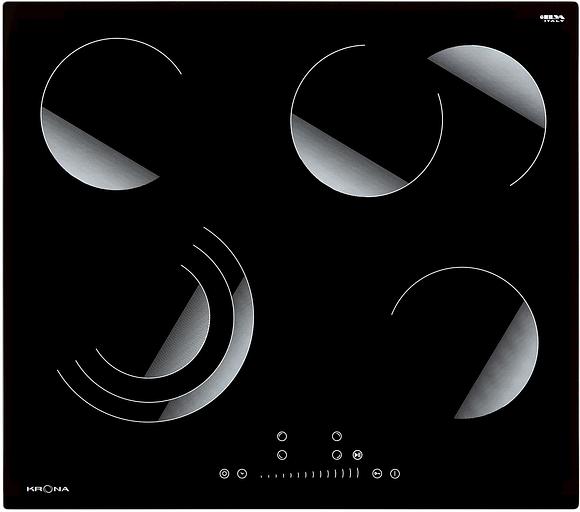 Варочная поверхность Krona BRILLARE 60 BL черный фото 1