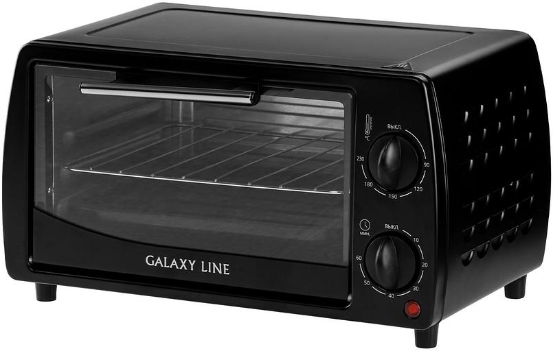 Мини-печь Galaxy Line GL 2626 10л. 1000Вт черный фото 1