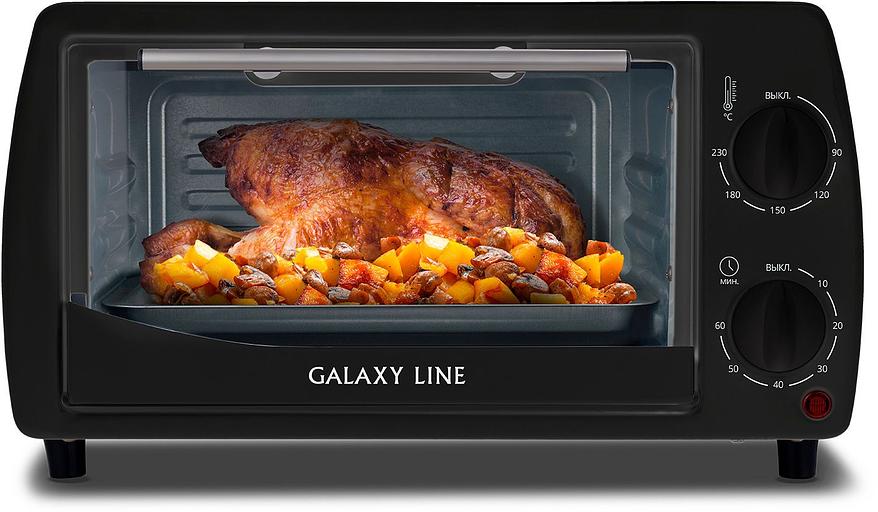 Мини-печь Galaxy Line GL 2626 10л. 1000Вт черный фото 8