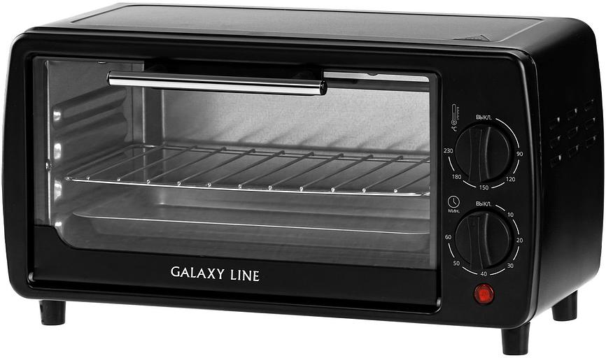 Мини-печь Galaxy Line GL 2625 8л. 1000Вт черный фото 1