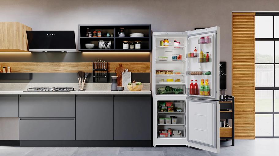 Холодильник Hotpoint HT 4180 W 2-хкамерн. белый/серебристый (двухкамерный) фото 7