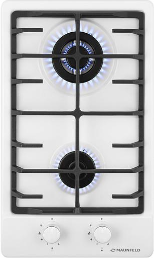 Газовая варочная поверхность Maunfeld EGHE.32.63CW/G белый фото 1